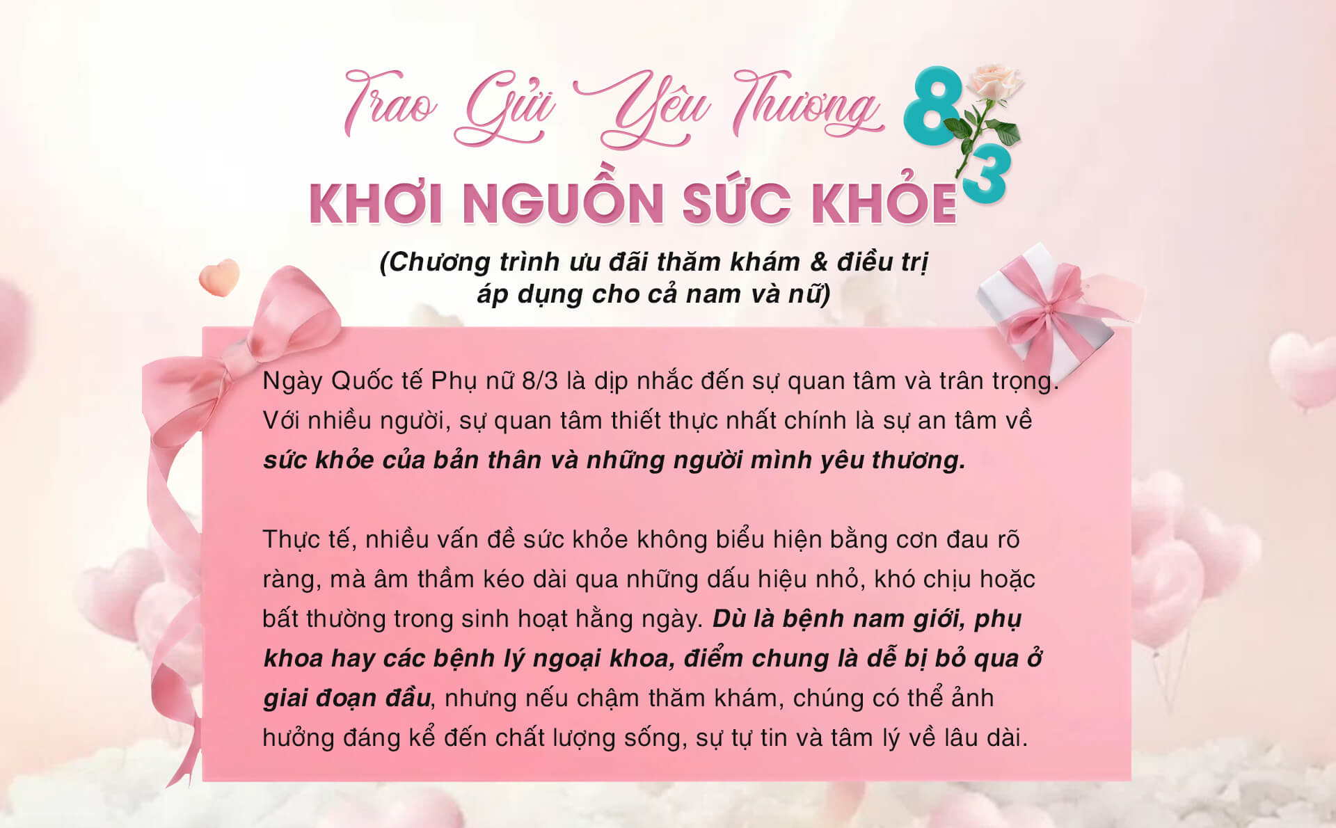 Ưu Đãi Quốc Tế Phụ Nữ 8/3