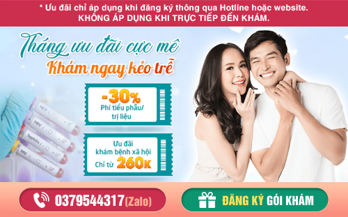 Đăng ký gói khám ưu đãi khám và xét nghiệm bệnh xã hội