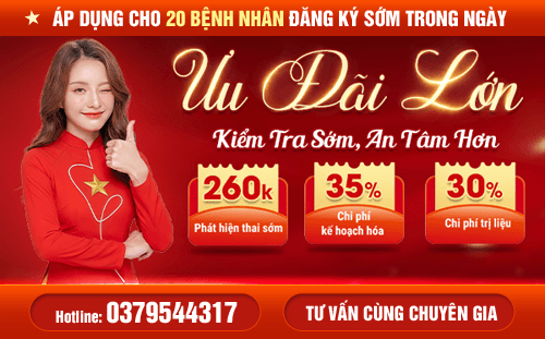 Đăng ký gói khám ưu đãi kiểm tra thai sớm